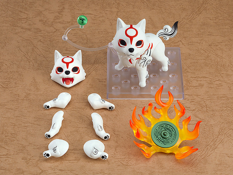 Max Factory Nendoroid Okami Amaterasu Action Figure JAPAN OFFICIAL