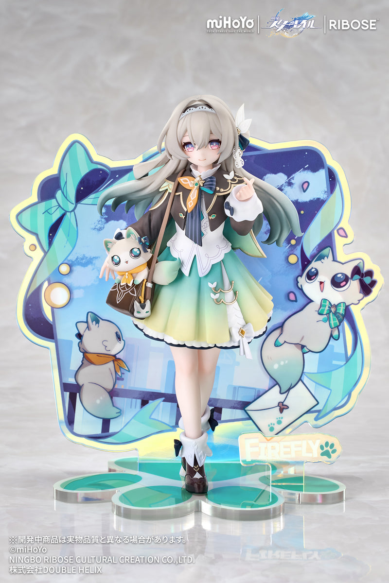 RIBOSE RISE UP+ Honkai Star Rail Chibi Cat Series Figure Firefly Ver. JAPAN