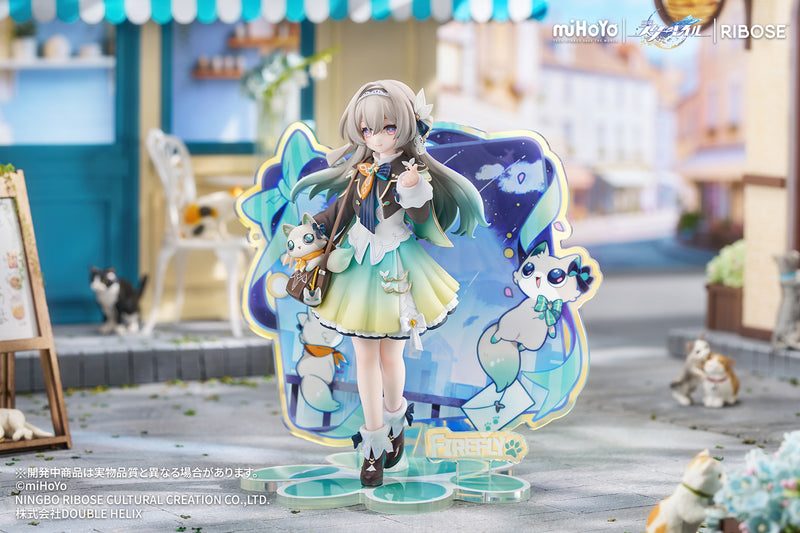 RIBOSE RISE UP+ Honkai Star Rail Chibi Cat Series Figure Firefly Ver. JAPAN