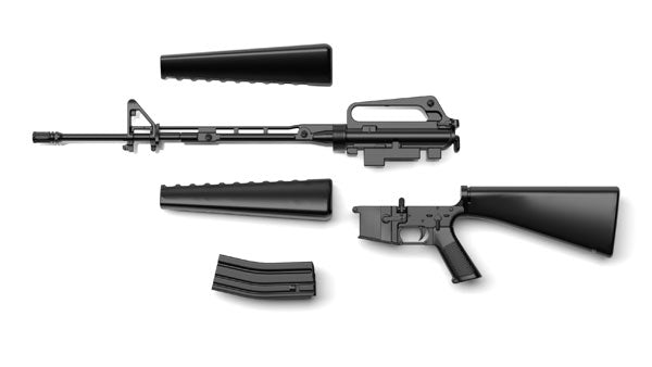 Tomytec LittleArmory LADF06 Girls' Frontline M16A1 Type 1/12 Model Kit JAPAN
