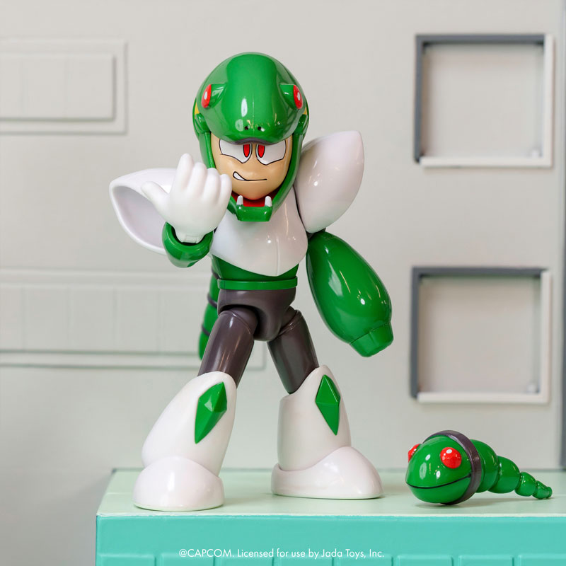 Jada Toys Mega Man Snake Man 1/12 Action Figure JAPAN OFFICIAL