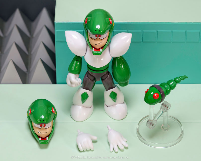 Jada Toys Mega Man Snake Man 1/12 Action Figure JAPAN OFFICIAL