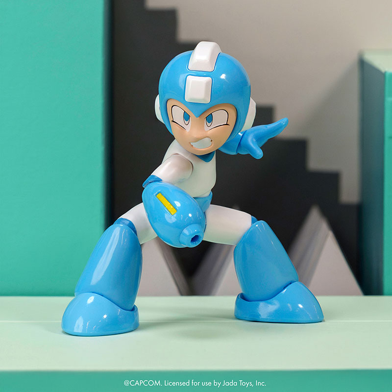 Jada Toys Mega Man Mega Man Gemini Laser 1/12 Action Figure JAPAN OFFICIAL