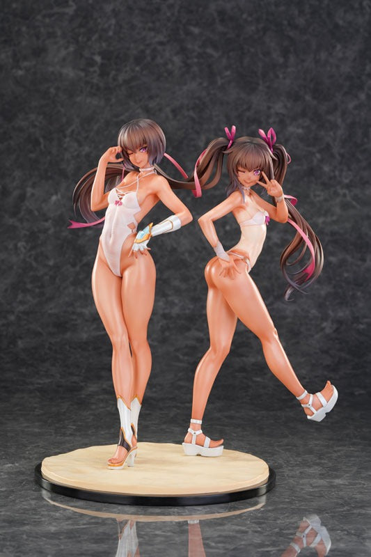 MAGI ARTS Taimanin RPG X Adult Yukikaze & Yukikaze Mizuki Swimsuit 1/6 Figure