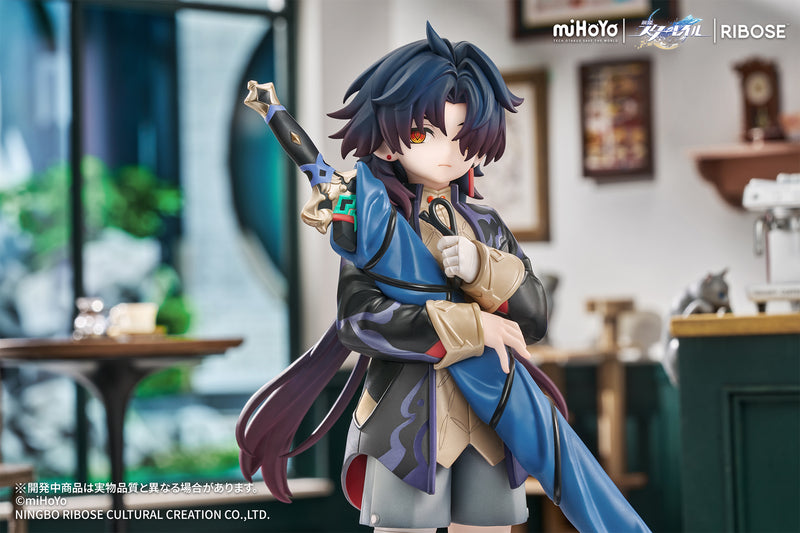RIBOSE RISE UP+ Honkai Star Rail Chibi Cat Series Blade Ver. Figure JAPAN