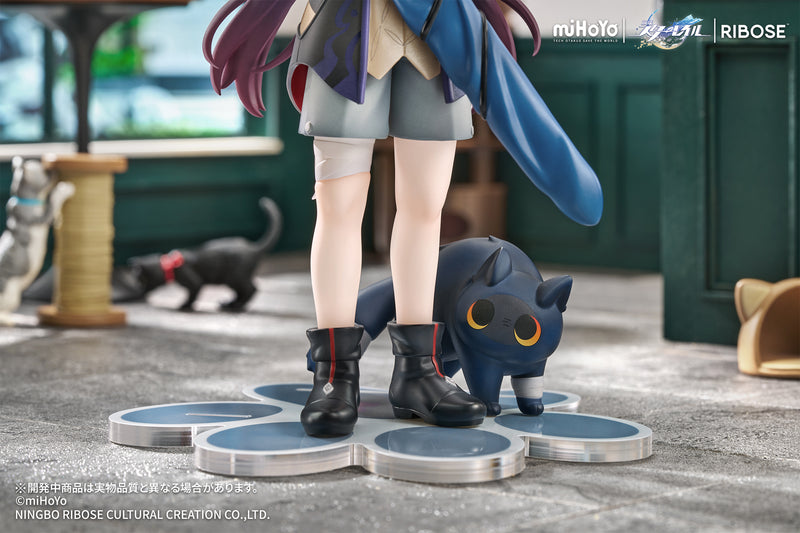 RIBOSE RISE UP+ Honkai Star Rail Chibi Cat Series Blade Ver. Figure JAPAN