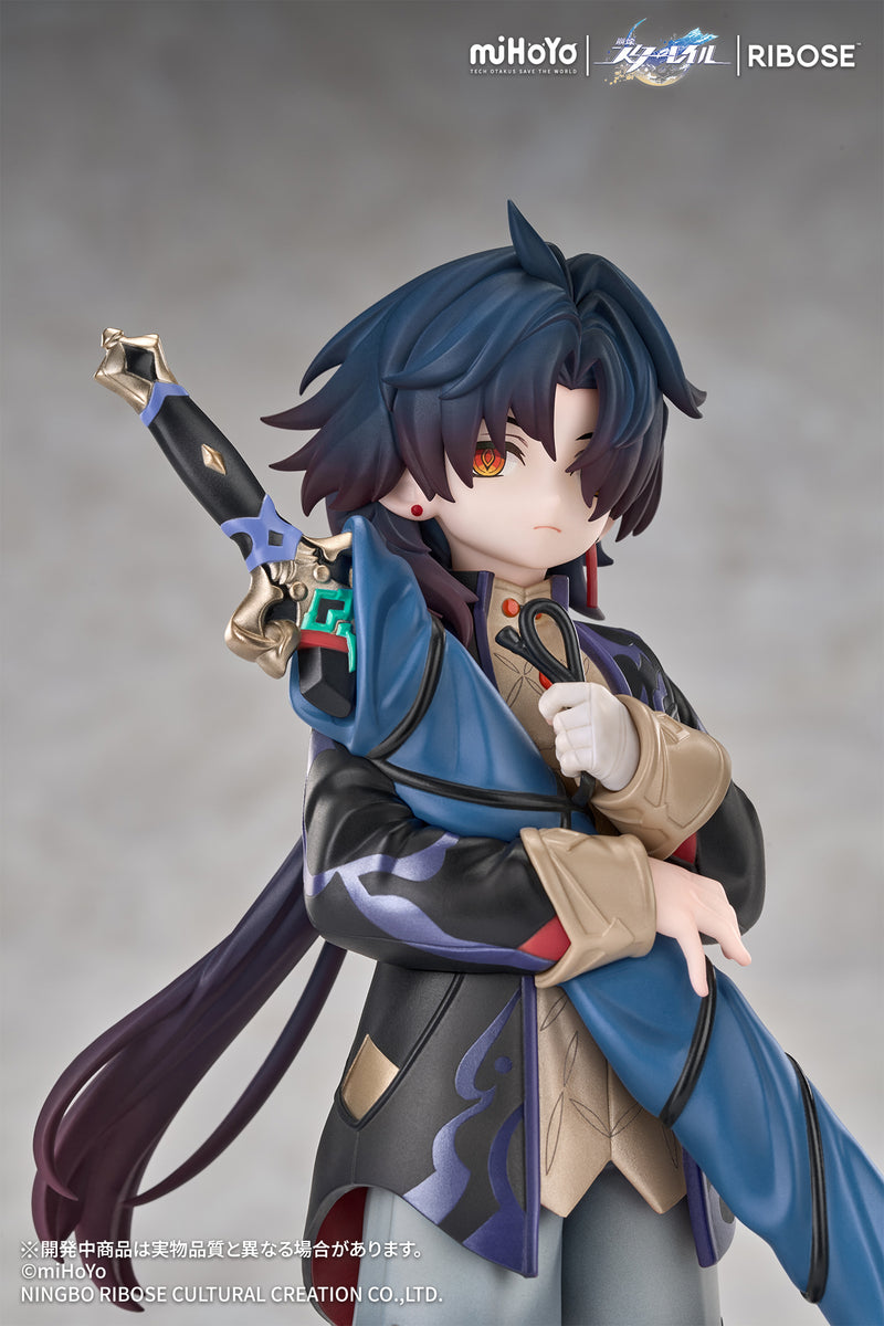 RIBOSE RISE UP+ Honkai Star Rail Chibi Cat Series Blade Ver. Figure JAPAN
