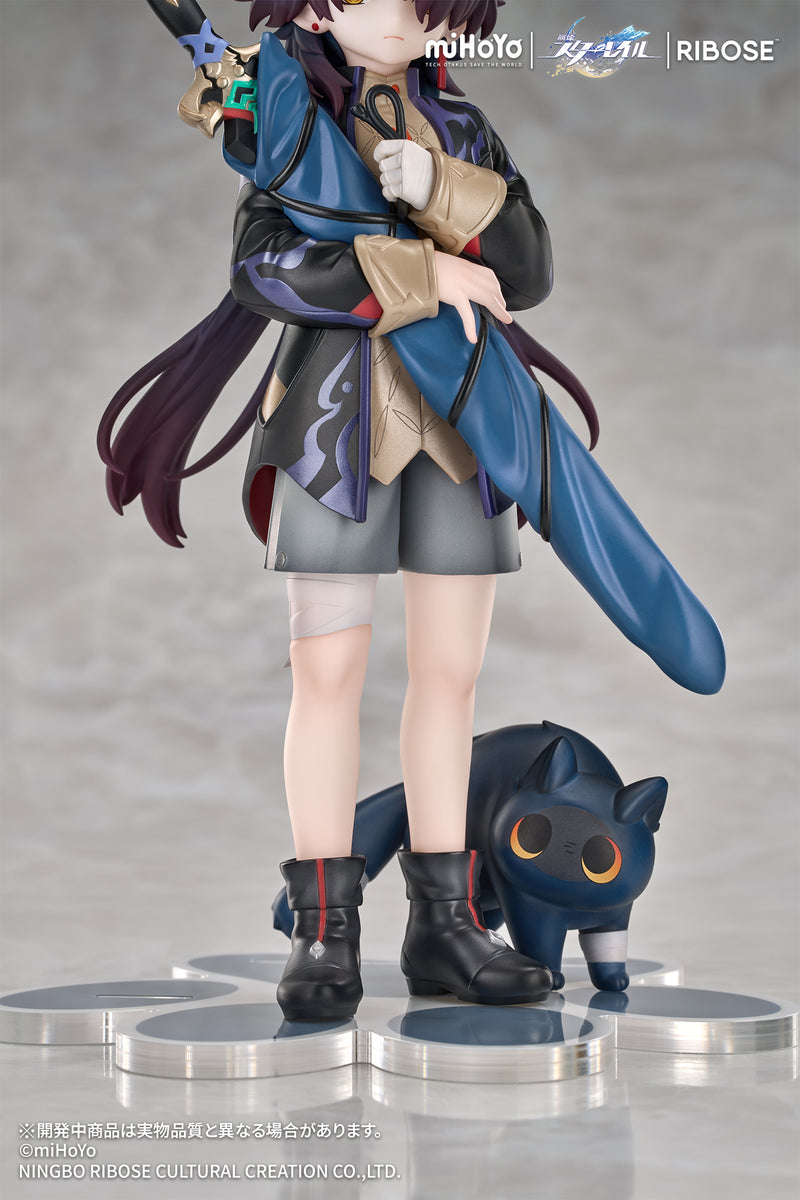 RIBOSE RISE UP+ Honkai Star Rail Chibi Cat Series Blade Ver. Figure JAPAN