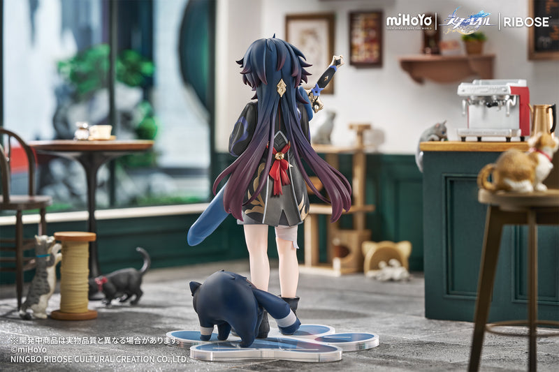 RIBOSE RISE UP+ Honkai Star Rail Chibi Cat Series Blade Ver. Figure JAPAN
