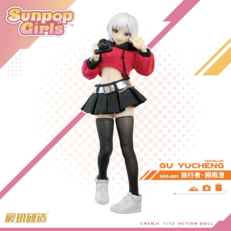 CHENJI CRAFT Sunpop Girl SPG-001 Gu Yucheng 1/12 Action Figure JAPAN OFFICIAL