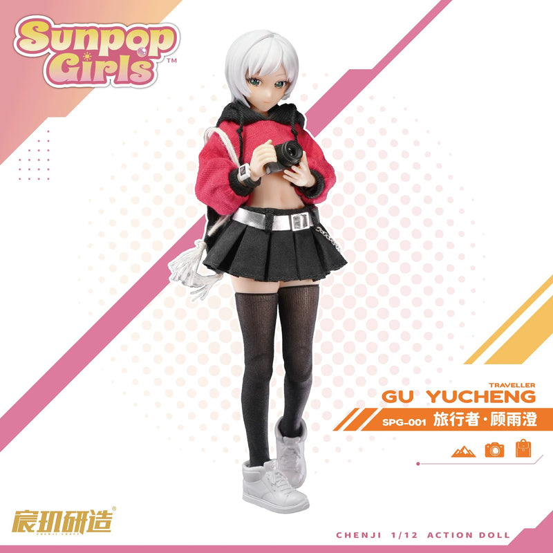 CHENJI CRAFT Sunpop Girl SPG-001 Gu Yucheng 1/12 Action Figure JAPAN OFFICIAL