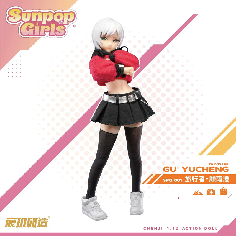CHENJI CRAFT Sunpop Girl SPG-001 Gu Yucheng 1/12 Action Figure JAPAN OFFICIAL