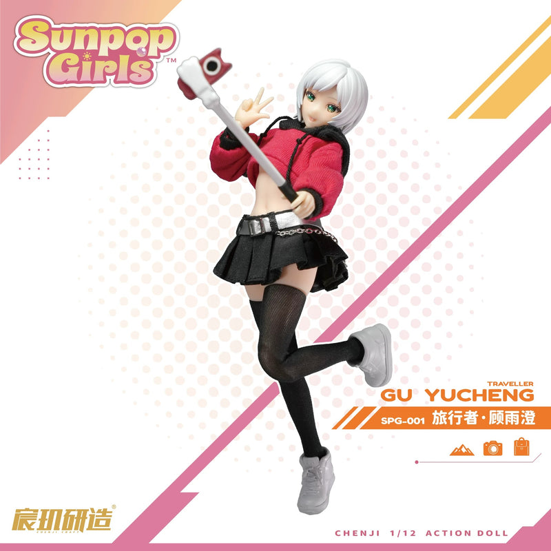CHENJI CRAFT Sunpop Girl SPG-001 Gu Yucheng 1/12 Action Figure JAPAN OFFICIAL