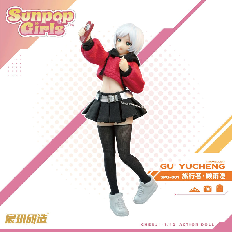 CHENJI CRAFT Sunpop Girl SPG-001 Gu Yucheng 1/12 Action Figure JAPAN OFFICIAL