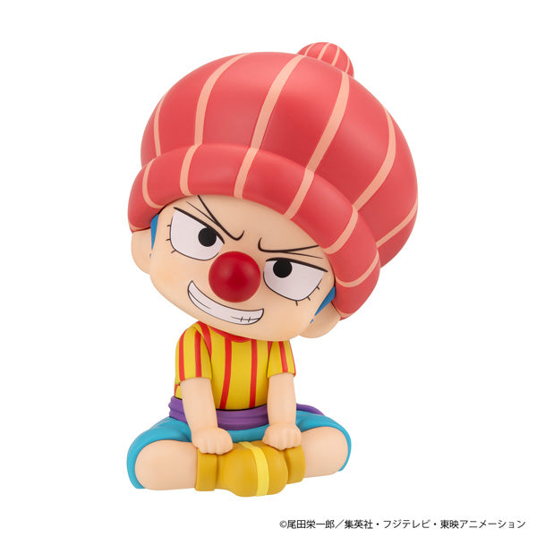 MegaHouse LookUp ONE PIECE Buggy Childhood Ver. Figure JAPAN OFFICIAL
