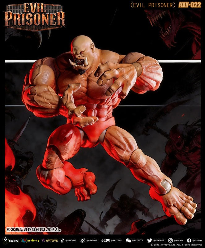 AXYTOYS Evil Prisoner AXY-022 Original Color 1/12 Action Figure JAPAN OFFICIAL