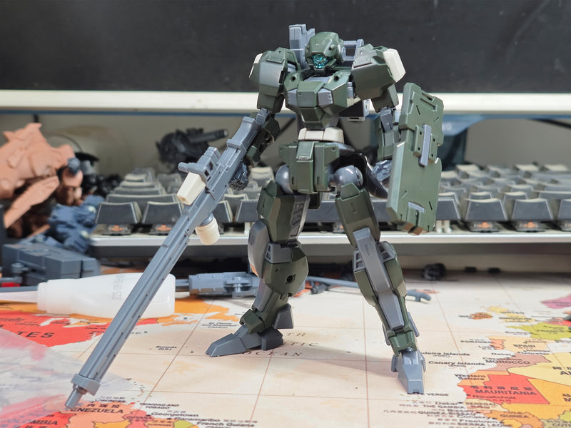 SHEIK MAINLAND Ultra Action Trooper Series V-gilante Green 1/144 Model Kit JAPAN