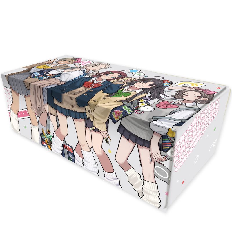 Curtain Damashii Girls Band Cry Heisei Gyaru New Illustration Storage Box JAPAN