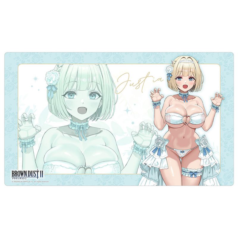Brown Dust 2 Justia Wedding Swimsuit New Illustration Rubber Mat JAPAN OFFICIAL