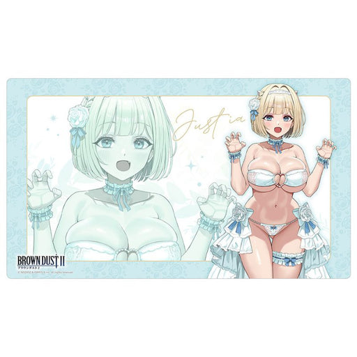 Brown Dust 2 Justia Wedding Swimsuit New Illustration Rubber Mat JAPAN OFFICIAL