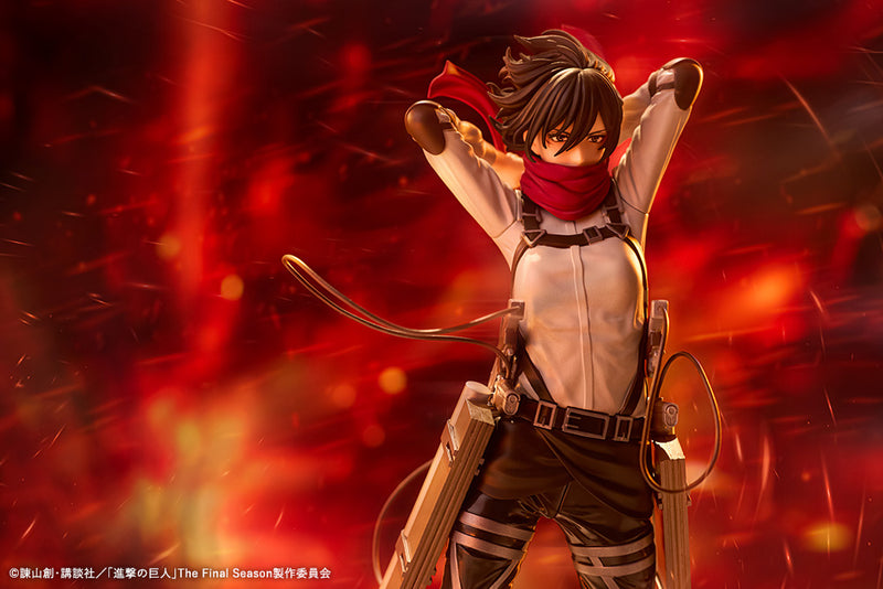 OSHI WORKS Attack on Titan Mikasa Ackerman The Final Season ver. Figure JAPAN