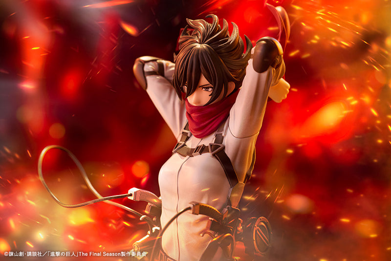 OSHI WORKS Attack on Titan Mikasa Ackerman The Final Season ver. Figure JAPAN