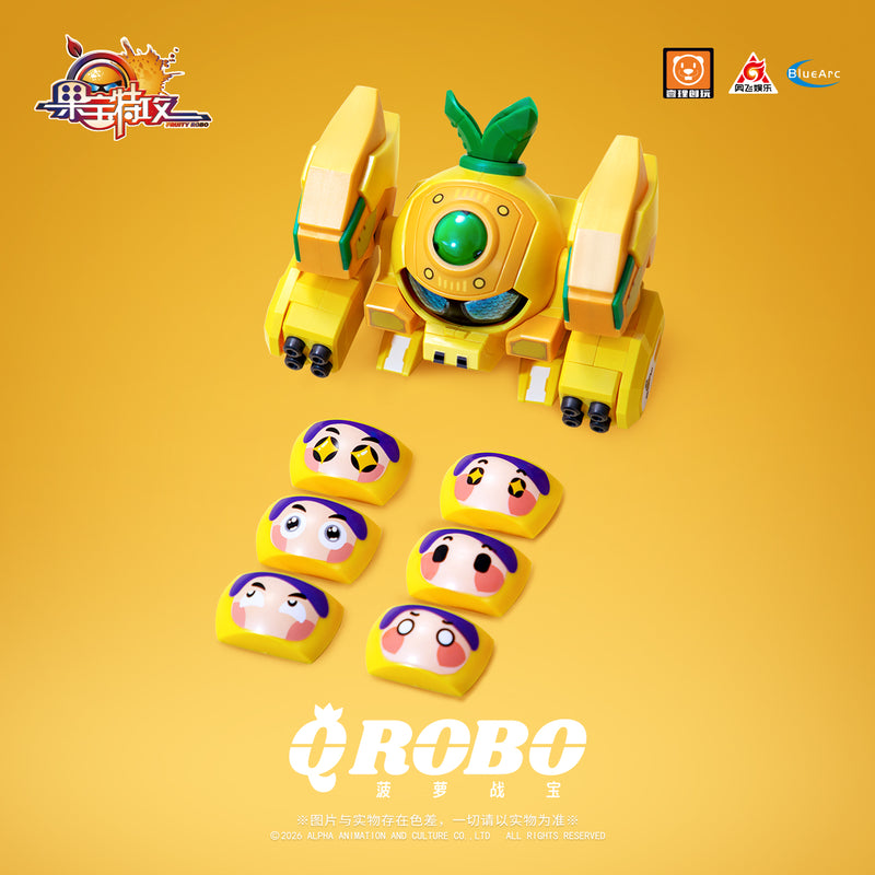Yilichuangwan Fruity ROBO QROBO Pineapple Slasher Model Kit JAPAN OFFICIAL