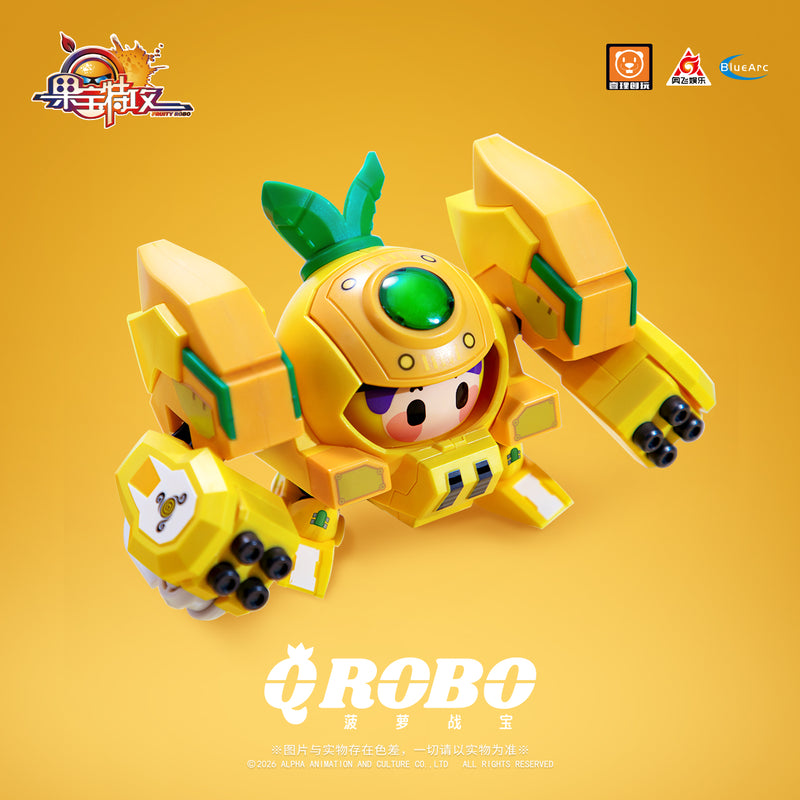 Yilichuangwan Fruity ROBO QROBO Pineapple Slasher Model Kit JAPAN OFFICIAL