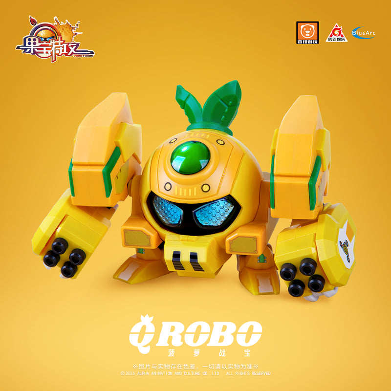 Yilichuangwan Fruity ROBO QROBO Pineapple Slasher Model Kit JAPAN OFFICIAL