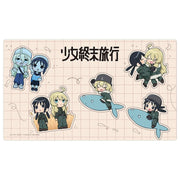 Curtain Damashii Girls' Last Tour Mini Chara Rubber Mat JAPAN OFFICIAL