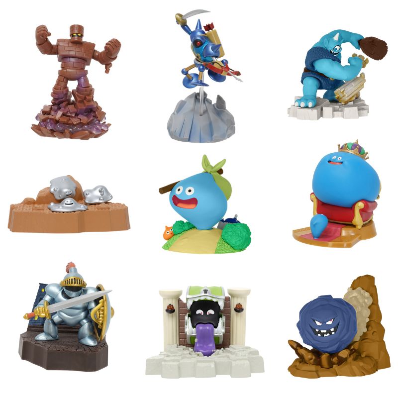Dragon Quest 3D Monster Encyclopedia Figure Big Group Special 9Pack BOX JAPAN