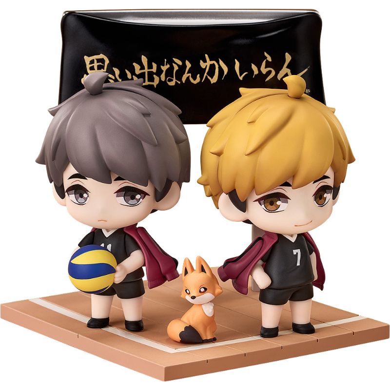 Good Smile Arts Shanghai Qset+ Haikyuu!! Atsumu Miya & Osamu Miya Figure JAPAN