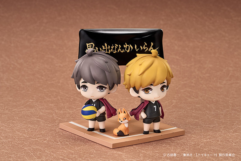 Good Smile Arts Shanghai Qset+ Haikyuu!! Atsumu Miya & Osamu Miya Figure JAPAN