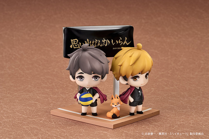 Good Smile Arts Shanghai Qset+ Haikyuu!! Atsumu Miya & Osamu Miya Figure JAPAN