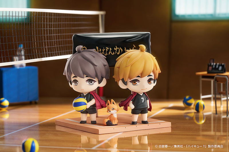 Good Smile Arts Shanghai Qset+ Haikyuu!! Atsumu Miya & Osamu Miya Figure JAPAN
