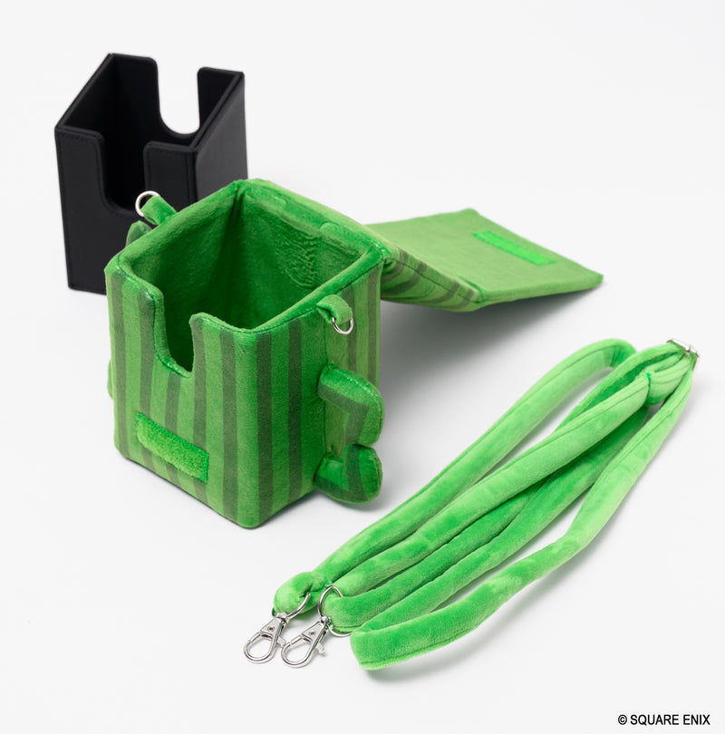 Square Enix Fluffy Sling Final Fantasy Cactuar Deck Box JAPAN OFFICIAL