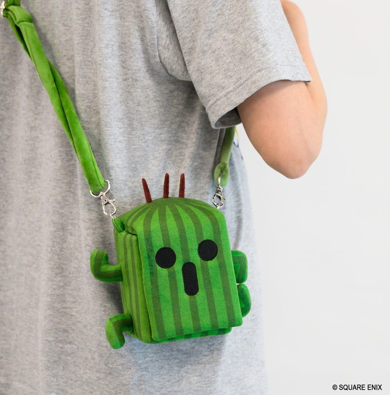 Square Enix Fluffy Sling Final Fantasy Cactuar Deck Box JAPAN OFFICIAL