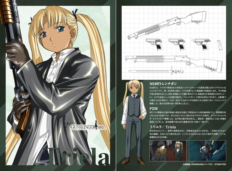 LittleArmory LA-GG05 Gunslinger Girl Triela M1897 Trench Gun P230 Type Model Kit