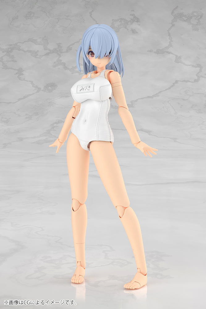 Kotobukiya Frame Arms Girl Mizuki School Swimsuits White Ver. Model Kit JAPAN