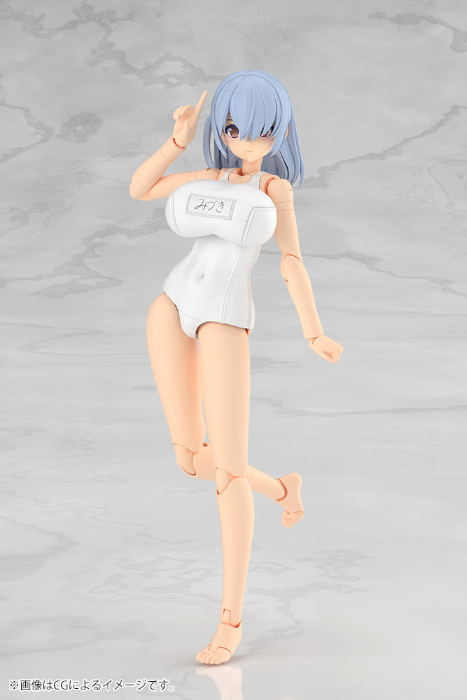 Kotobukiya Frame Arms Girl Mizuki School Swimsuits White Ver. Model Kit JAPAN