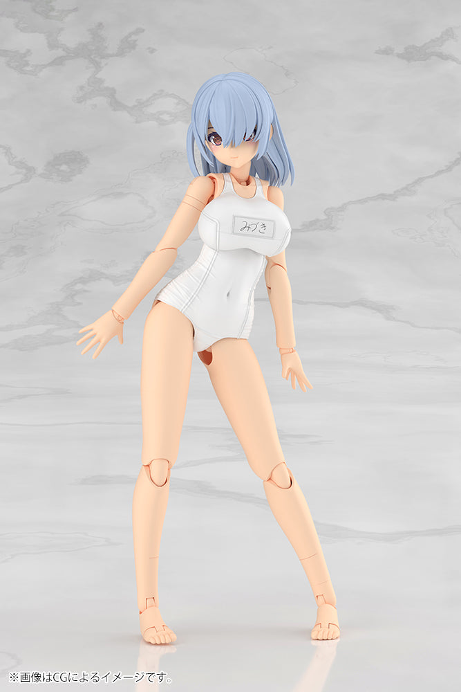 Kotobukiya Frame Arms Girl Mizuki School Swimsuits White Ver. Model Kit JAPAN
