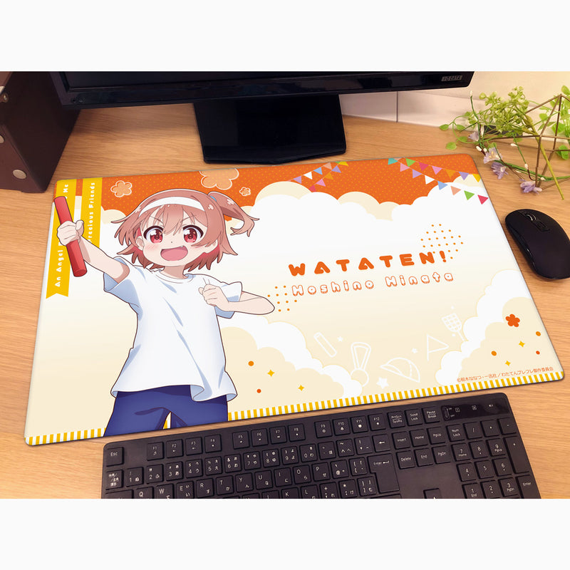 Curtain Damashii Wataten! Hinata Hoshino Sports Day New Illustration Rubber Mat