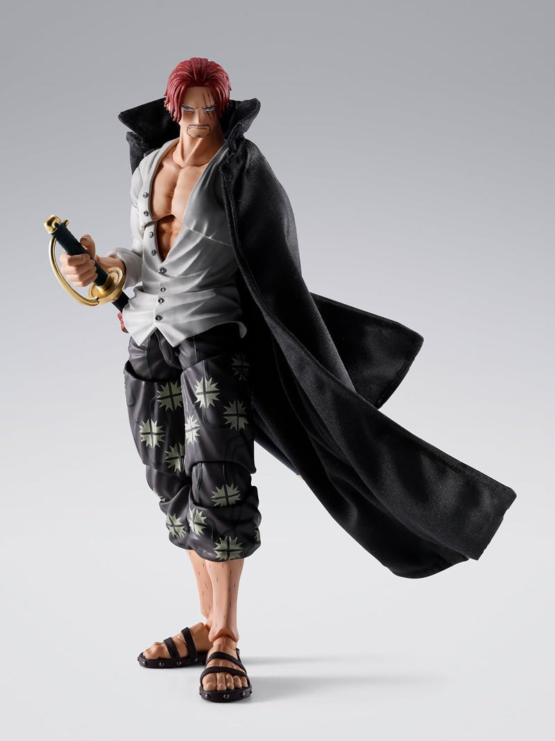 BANDAI S.H.Figuarts One Piece Shanks Summit War of Marineford Action Figure
