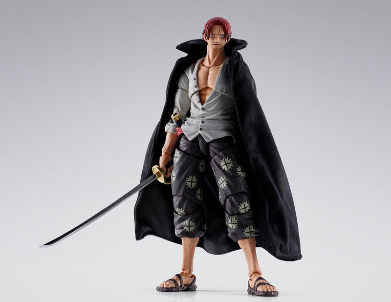BANDAI S.H.Figuarts One Piece Shanks Summit War of Marineford Action Figure
