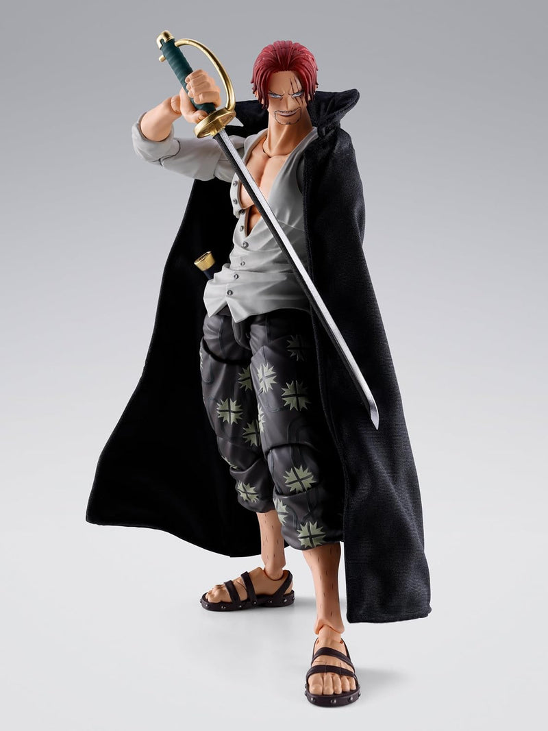 BANDAI S.H.Figuarts One Piece Shanks Summit War of Marineford Action Figure