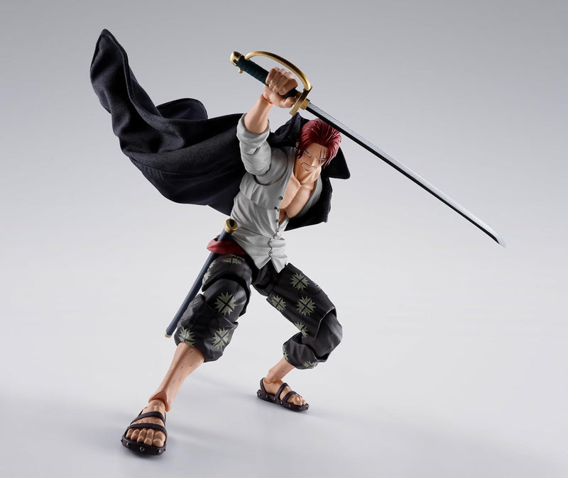 BANDAI S.H.Figuarts One Piece Shanks Summit War of Marineford Action Figure