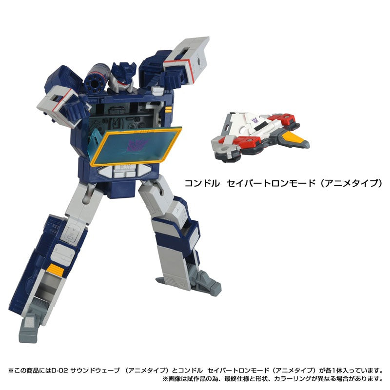 Takara Tomy Transformers Missing Link D-02 Soundwave Anime Type Action Figure