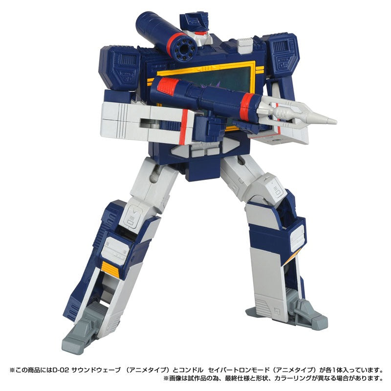 Takara Tomy Transformers Missing Link D-02 Soundwave Anime Type Action Figure