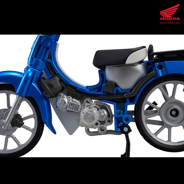 MegaHouse KAITANICS Honda Super Cub 110 Glint Wave Blue Metallic Figure JAPAN