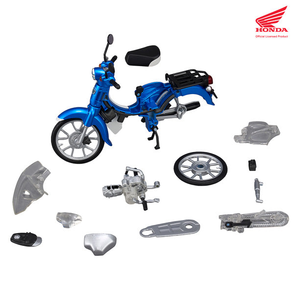 MegaHouse KAITANICS Honda Super Cub 110 Glint Wave Blue Metallic Figure JAPAN